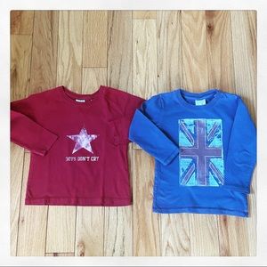 ZARA set of two long sleeves T-shirts (24-36M)